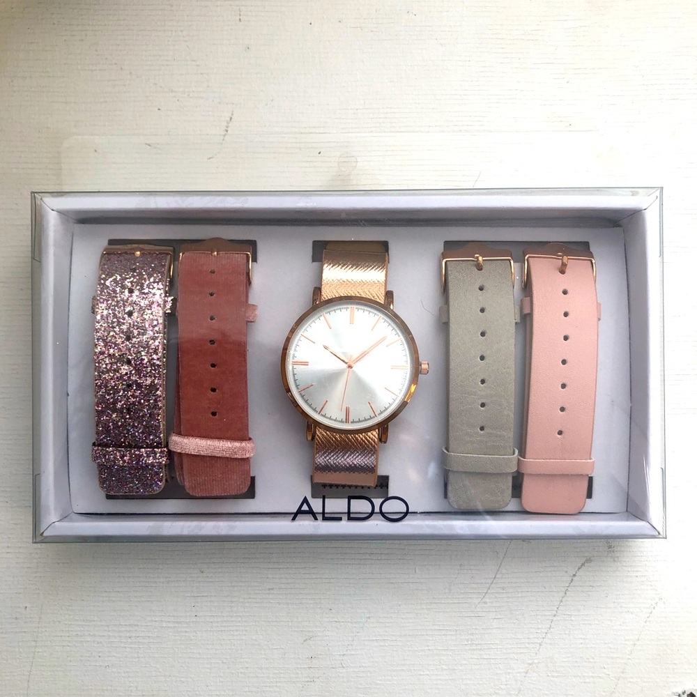 ALDO Watch - COMES W/ 4 WRIST BANDS